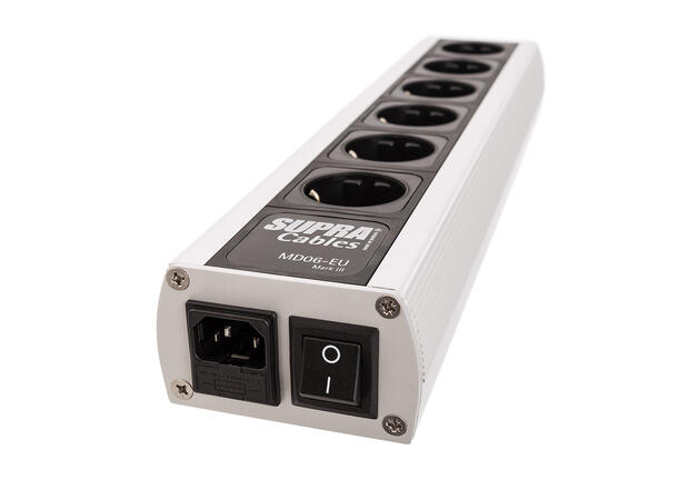 Supra LoRad strømfordeler - skjermet strømfordeler med NIF-filtrering